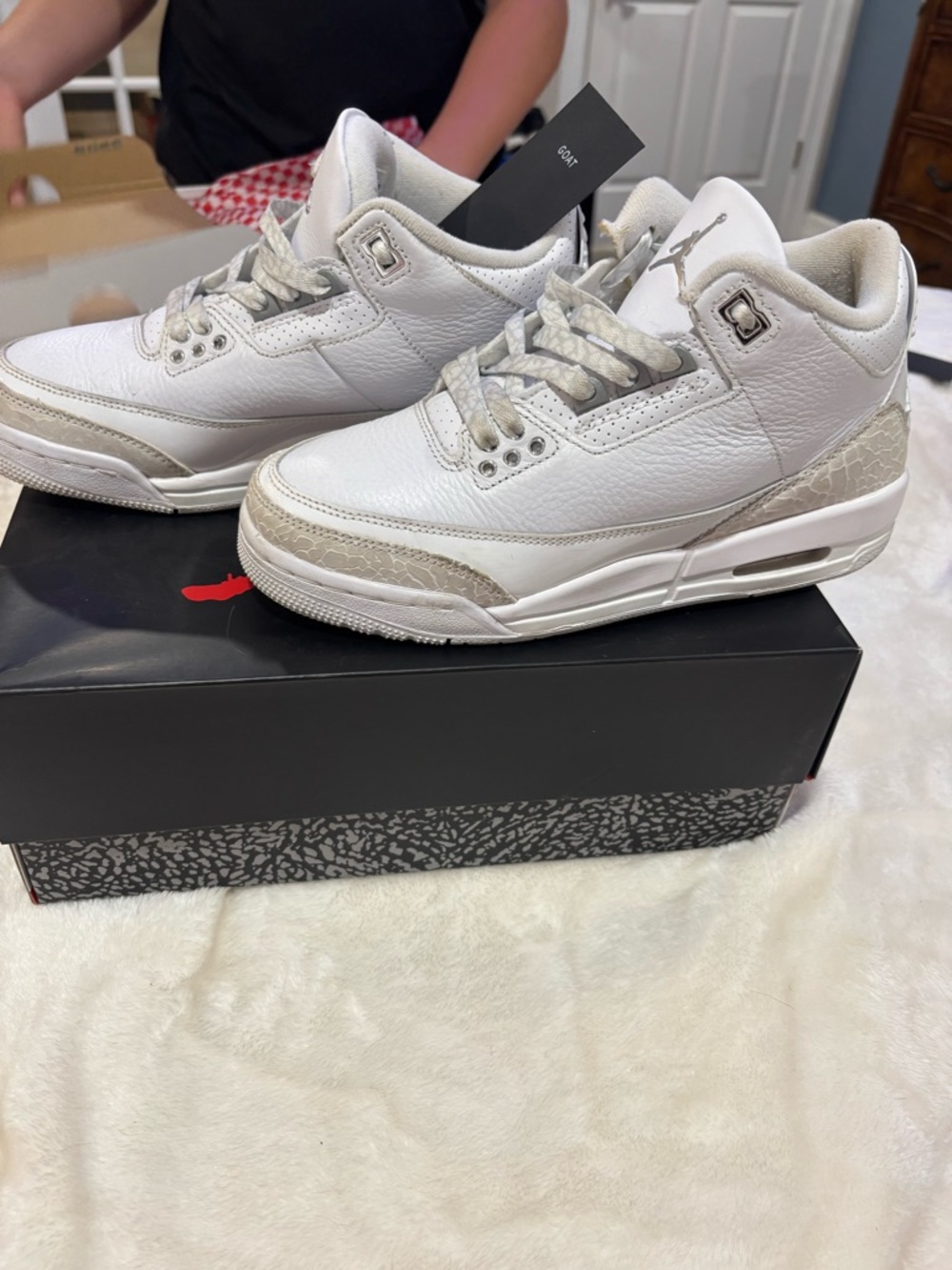 Jordan Air Jordan 4 Retro (GS) White/Black/Red Box Label